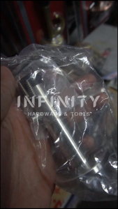 HAFELE กันชนประตู สแตนเลส 304 พร้อมขอแขวน สี สบแตนเลสดำ ปลายยางสีดำ รุ่น 937.13.553937.12.800937.12.802