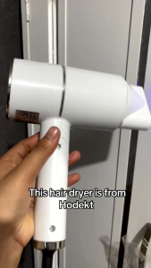 HODEKT Foldable Hair Dryer Quick Dry Strong Power Hot & Cold Smart Temperature Portable Dryer Ultra Quiet
