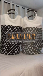 MPH Laundry Bag Tebal Storage Bag Foldable Clothes Washing Bags Toys Storage Basket House Moving Bag