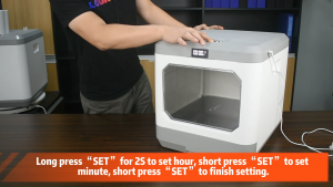 Digital Plasma Deodorant Cat Litter Box (SH2801)