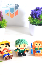 SMY Nano Blocks One Piece Edition Mainan Anak Mini Bricks Education Toys Balok Susun Puzzle 3D DIY
