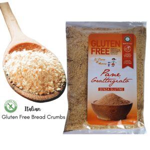Gluten Free Bread Crumbs from Italy made of Corn and Rice flour 250 Grams