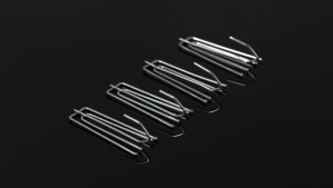 30pcs Kait empat cakar baja tahan karat