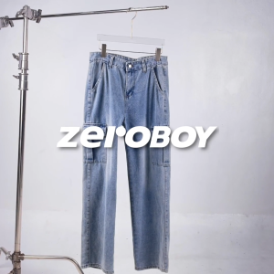 ZEROBOY - DENIM CARGO PANTS “ ยีนส์คาร์โก้ “