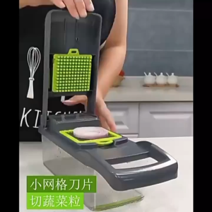 Pemotong Sayur Multifungsi 13-in-1: Alat Pemotong Serbaguna untuk Irisan Parutan & Pemotongan Buah & Sayur