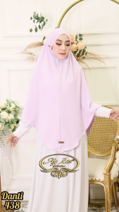 BISA COD Hijab Syari Kepala Non Pet Tali Kode DANTI Bahan Kringkel Premium By Ory AjeZas Collection
