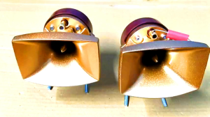 Đôi loa treble rời công suất 150w cao cấp họng nhôm đúc vàng ánh kim