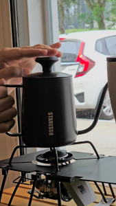 STARESSO - K6 GOOSENECK KETTLE 550ML POUR OVER COFFEE BARISTA CAMPING PICNIC INDOOR OUTDOOR