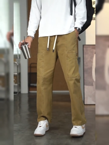 Cargo for men long baggy pants chinos casual straight kargo pants korean style