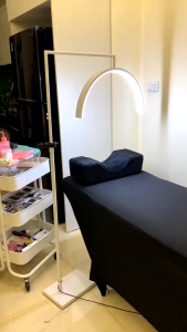 Đèn Led Bán Nguyệt 3 Mức Chỉnh Ánh Sáng | Đèn Led Spa Phun Xăm Nối Mi | Chữ C Sử Dụng Trong Thẩm Mỹ Viện