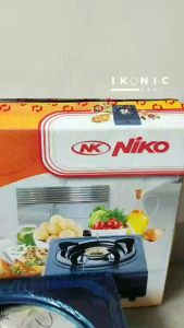 IKONIC Kompor Gas 1 Tungku Teflon NK-101 100% Original dan Bergaransi Resmi Harga Murah Kualitas Terbaik