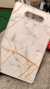 Talenan plastik marble marmer anti lengket Tebal Plastik Motif Marble Keramik anti lengkat kuat tebal Talenan Aesthetic