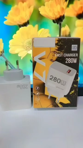 Batok Adapter FOR VVO V7 280W Kepala Casan HP Support Fast Charging