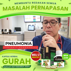 Kapsul Gurah Original - Mengatasi Gangguan Pernafasan dan Asma