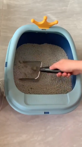 BestGila MALAYSIA Stainless Steel Cat Litter Scoop Pet Cleaning Poop Scooper Pet Sand Shovel For Cat Dog Penyodok Pasir Kucing 猫砂铲