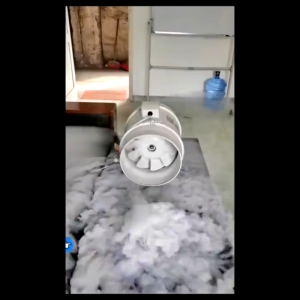 Quạt Thông Gió Hút Mùi NEFA HF200 -130W Đường Ống Tròn Động Lực Mạnh Hút Mùi Thông Gió Lõi Đồng