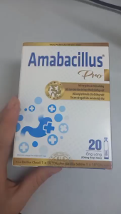 [HÀNG CHÍNH HÃNG] Men tiêu hóa AMABACILLUS PRO - Giúp bổ sung lợi khuẩn cho đường ruột  chống rối loạn tiêu hóa  đầy hơi khó tiêu - Hộp 20 gói