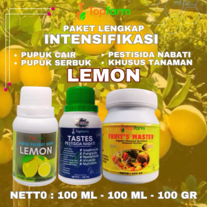 Pupuk Topfarm / Pupuk Paket Lengkap Buah Lemon / Pupuk Khusus Lemon / Pupuk Booster Buah Lemon / Pupuk Buah Lemon Terbaik / Pupuk Pembesar dan Pelebat Buah Lemon