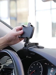 *READY STOCK AT MALAYSIA*New Snap-on Car Phone Holder Multifunctional Rotating Adjustable Instrument Panel In-car Navigation Holder Car Fixed Phone Holder Pemegang Telefon Bimbit