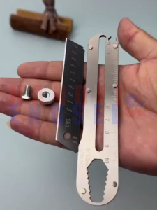 9in1 Pisau Cutter Multifungsi Cutter Pisau Stainless Besar Pisau kater Pemotong Kertas Tahan Karat