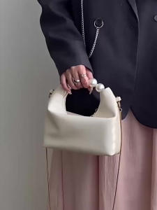 Tas Selempang Wanita Pearl Bag Handbag Mutiara Rantai Mini Slingbag Cewek Korea Glossy