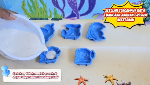 MAINAN DIY MOULD PAINTING ANIMAL SEA AR 850 10 CETAKAN KARAKTER PATUNG LUKIS GYPSUM Prakarya Anak Mainan Edukasi