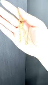 Emas Bangkok Emas Korea 24K Bracelet Ring Gold Plated Rantai Gelang Tangan & Cincin Emas Sadur Perempuan emas 916 G