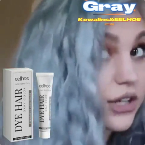 EELHOE Permanent Grey Hair Dye Color 100ml Long Lasting Silver Hair Color Without Bleaching