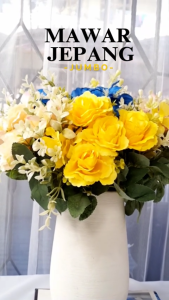 Mawar Keriting 5 Cabang: Bunga Hias Dekorasi & Bunga Buket