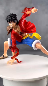 Mô hình OnePIece - Mô hình Luffy Gear 2 đấm đất v5 (haki đỏ) - Cao 17cm - Nặng 300gram - Có hộp màu