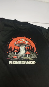 Kaos Anak Laki-Laki & Perempuan Motif JAMUR MERAH Bahan 24s