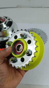 ดุมสเตอร์ เวฟ100 w100ครบชุดดุมส้มดุมมะนาวพร้อม+สเตอร์หลังกลึง26-36ใส่สำหรับแปลงสเตอร์เล็กและใส่รถเดิมตรงรุ่นเกรดเทียบแท้