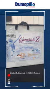 Dunlopillo Klasik Generasi Z Foldable Mattress (190 x 91 x 8cm)