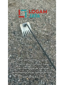 Alat Kebun Taman Garuk Mini Serbaguna Panjang 65 cm