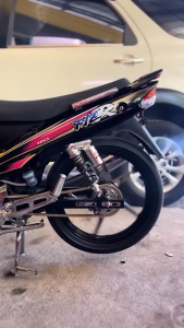 STRIPING STICKER LIS LES POLET F1ZR FIZR fis r fiz r f1 zr 1997 Non Kopling FULLSET Hitam Pink list body standar kualitas termurah