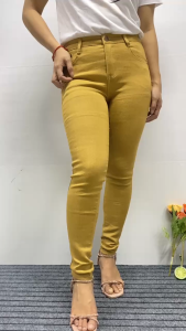 Women Skinny High Waist Blue Gray Black khaki Woman Elastic Plus Size Super Stretchy Denim Female Elastic waist