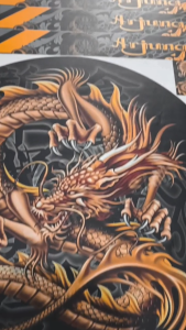 Stiker Decal Sangkar Burung Murai Sangkar Bulat Custom High Quality Desain Kapal Api Anti Air