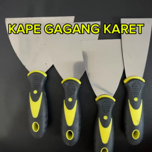 Kape Gagang Karet & Steel Skrap Pengerok Cat 2 3 4 5 Inch