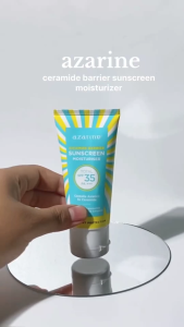 Sunscreen Azarine Cicamide Barrier Moisturiser SPF 35 PA+++ & Azarine Hydrasoothe Sunscreen Gel