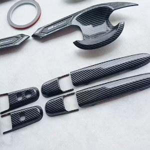 Paket Cover Handle Outer Pintu Mobil Rush Gr Sport 2018 - 2024 Carbon