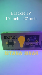 Bracket TV 10\"-42\" Inch / Breket Briket TV LED LCD Brecket / Braket tv 14 24 32 40 42 Inch Bisa Nunduk FULL BESI TEBAL & KOKOH
