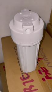 Housing Filter Air Taiwan 10 inch Drat 1/4 Solid White