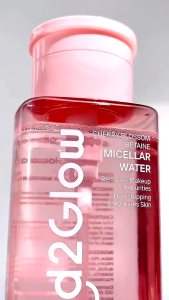 [New Launch] Glad2Glow Cherry Blossom Betaine Micellar Water 300ml Pembersih Wajah Make Up Remover
