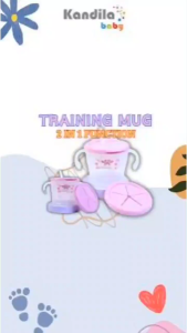 Kandila Baby Training Mug 300ml - Cangkir Minum Bayi
