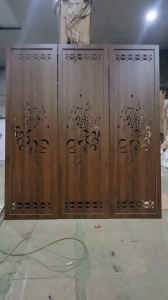 Vách ngăn cnc màu vân gỗ siêu khuyến mãi ngày tết