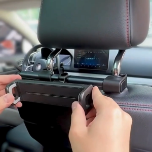 Adjustable Flexible Car Back Rear Seat Head Rest 360 Degree Angle Rotation Tablet Phone Pad Universal Holder Stand