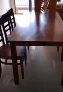 Bàn ăn cơm 6 ghế full gỗ cau su tự nhiên kích thước 1m60x80cm - bh 12 tháng