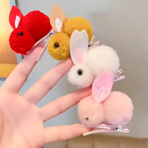 BabyShop-C1133 Jepit Rambut Motif Kelinci Lucu Jepitan Aksesories Rambut Anak dan Wanita Rabbit Hair