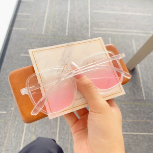 Anti Radiation Graded Eyeglasses Fashion Student Anti blue light Myopia Glasses Pink  Graded Glasses for Nearsighted