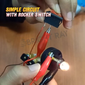 SET 2 (7 in 1) Students Electrical Circuit School Electronic Kits Experiment Set With On/Off Lamp Student Kits Projects